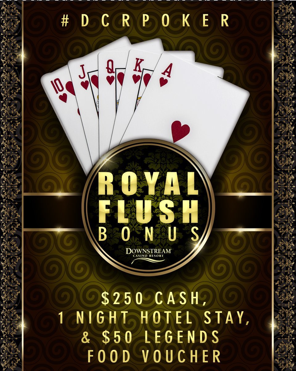 MyNameIsDaN15's tweet image. Congratulations to another 1st time #royalflush winner yesterday @DSCasinoResort we @DCRPoker hope you enjoy the free hotel stay, $50 to legends sports bar, and of course the $250 in #coldhardcash