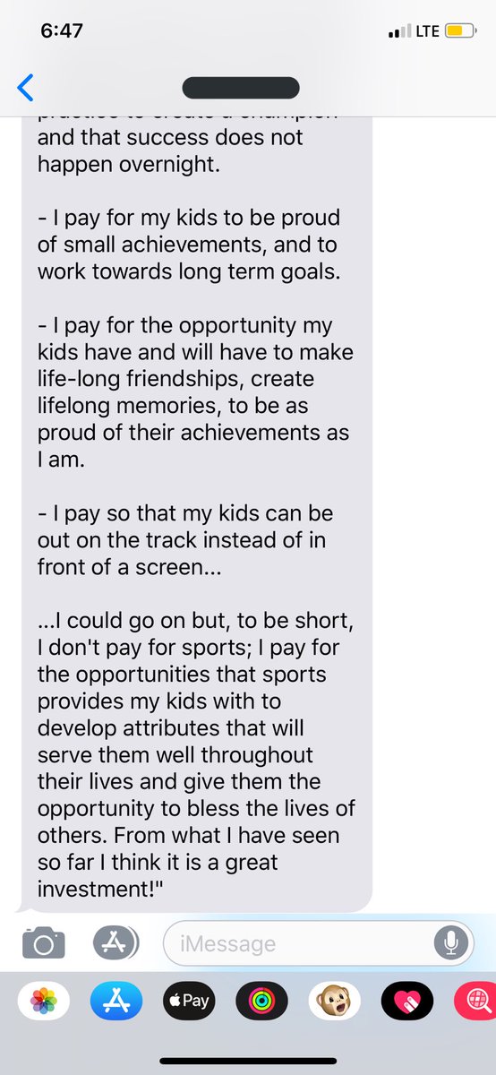 A parent sent this to me this morning...

A reminder what it’s all about!