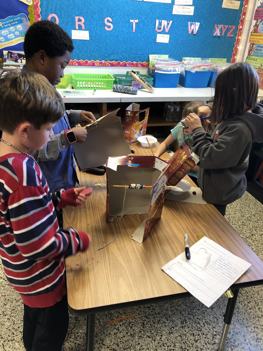 HowlinMarina's tweet photo. Ss planning, creating, designing, and improving a simple machine to dispense cereal into a bowl #creativethinkers @paeseagulls @Ivy11904 https://t.co/mcUTimQVFM