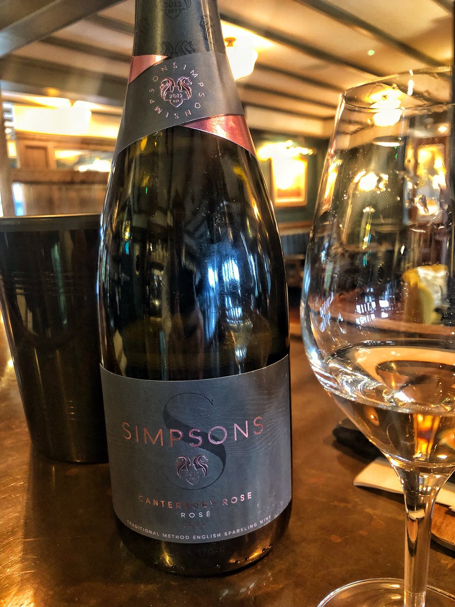 Tasting this beautiful wine from @simpsonwine 
#englishsparkling #wine #canterburyrose #rose #traditional #method #sparkling #simpsons #brut #finewine #kent #pinotnoir #taste