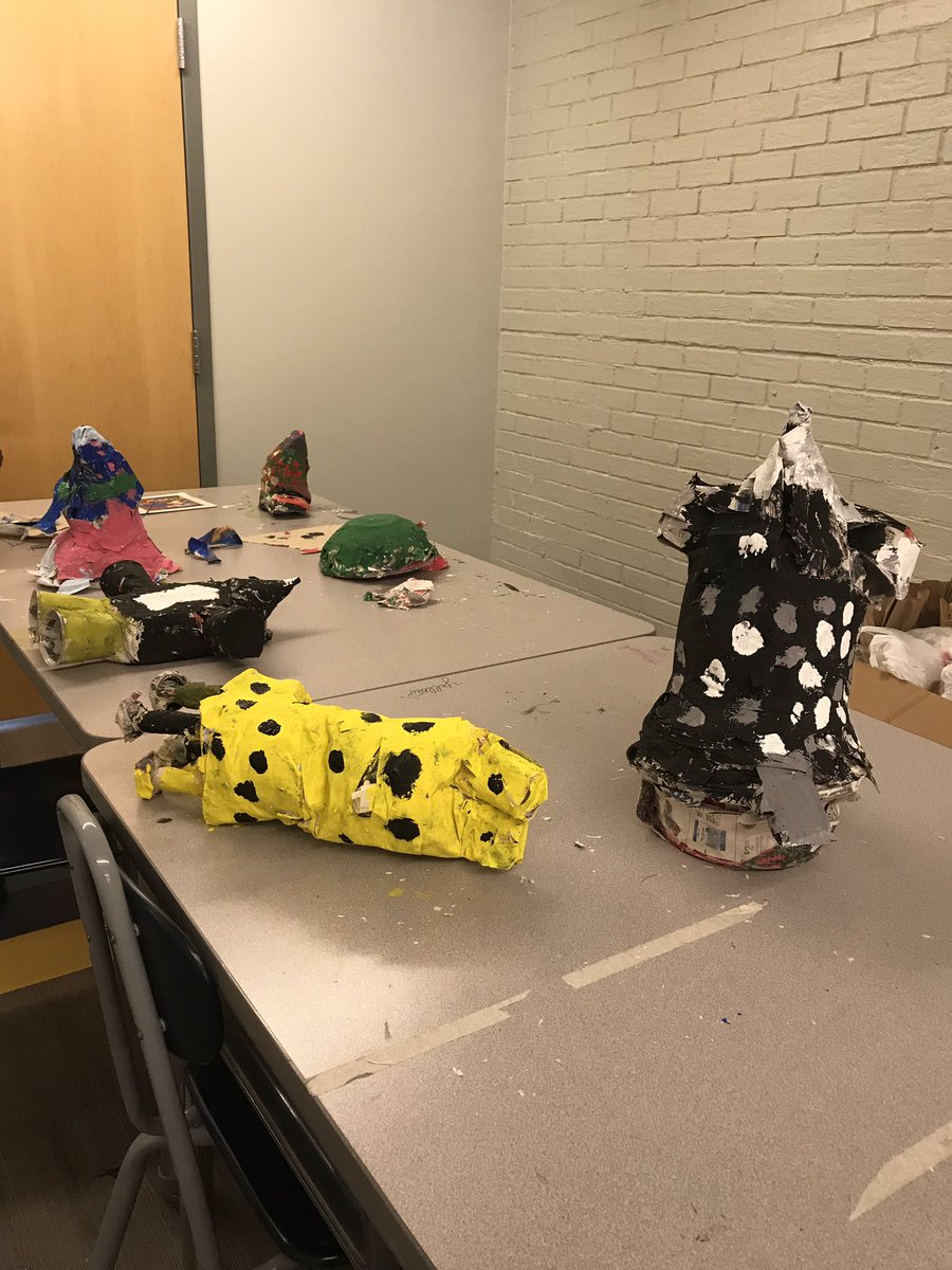 adatschefski's tweet photo. Painting our make believe animals to accompany the place value in the wild project. #4thgraderocks #HMC1Proud @adatschefski @ShariBravo1 @HMC1Proud @CompassHMC1 https://t.co/IuqUDX9WFV