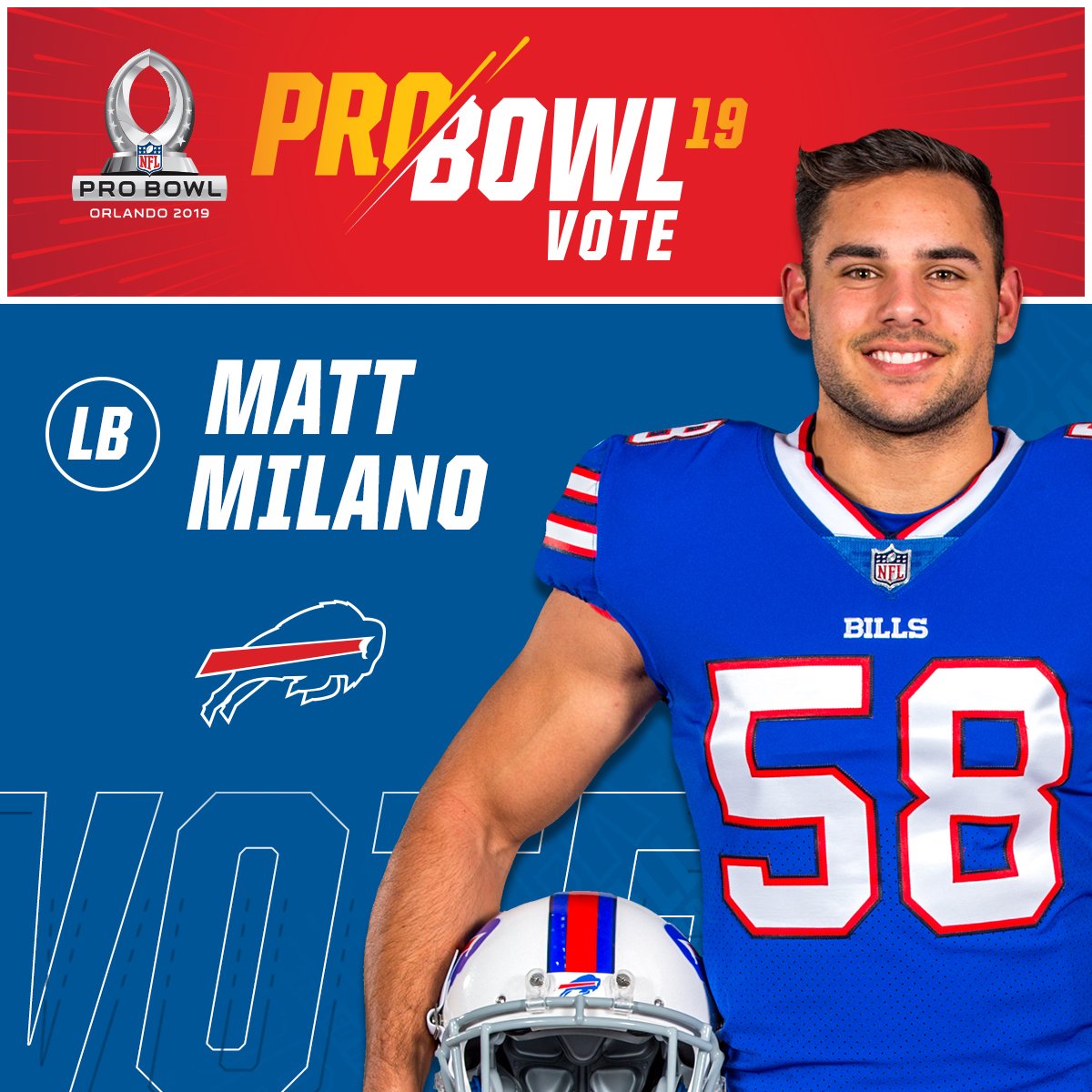 Buffalo Bills on X: 1️⃣ RT = 1️⃣ Pro Bowl Vote! #ProBowlVote