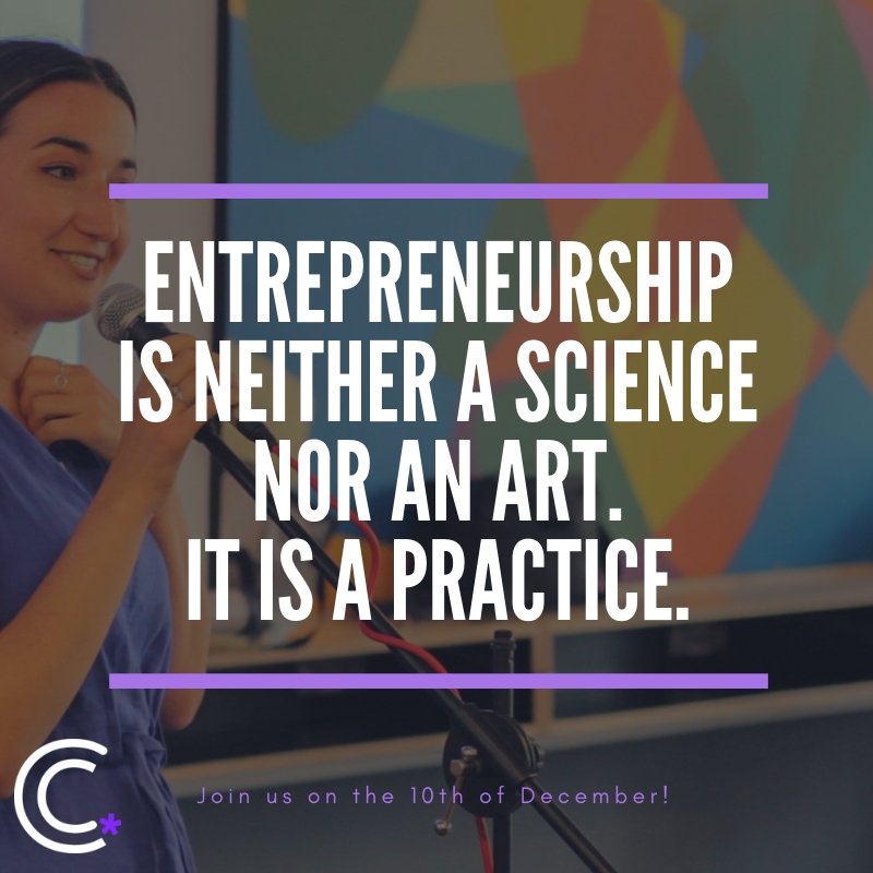 What does #Entrepreneurship mean to you? 
Join us on the 10th of December to meet like-minded #ChangeMakers , share your ideas &amp; experience! #SaveTheDate #Catalyst18