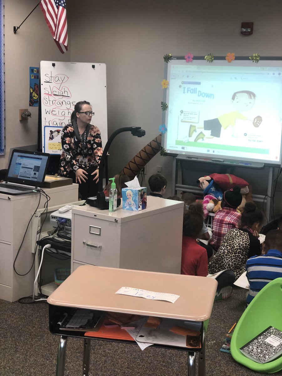 Teaching rockstar. 👊🏻 Come see her do what she does! Can’t slow her down! <a href="/LibertyParkElem/">Liberty ParkPatriots</a> #WEarethekey @amanda668301
