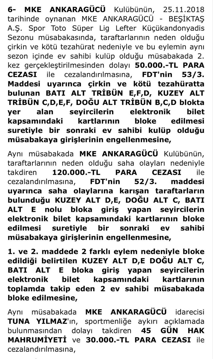 Beşiktaş maçının faturası