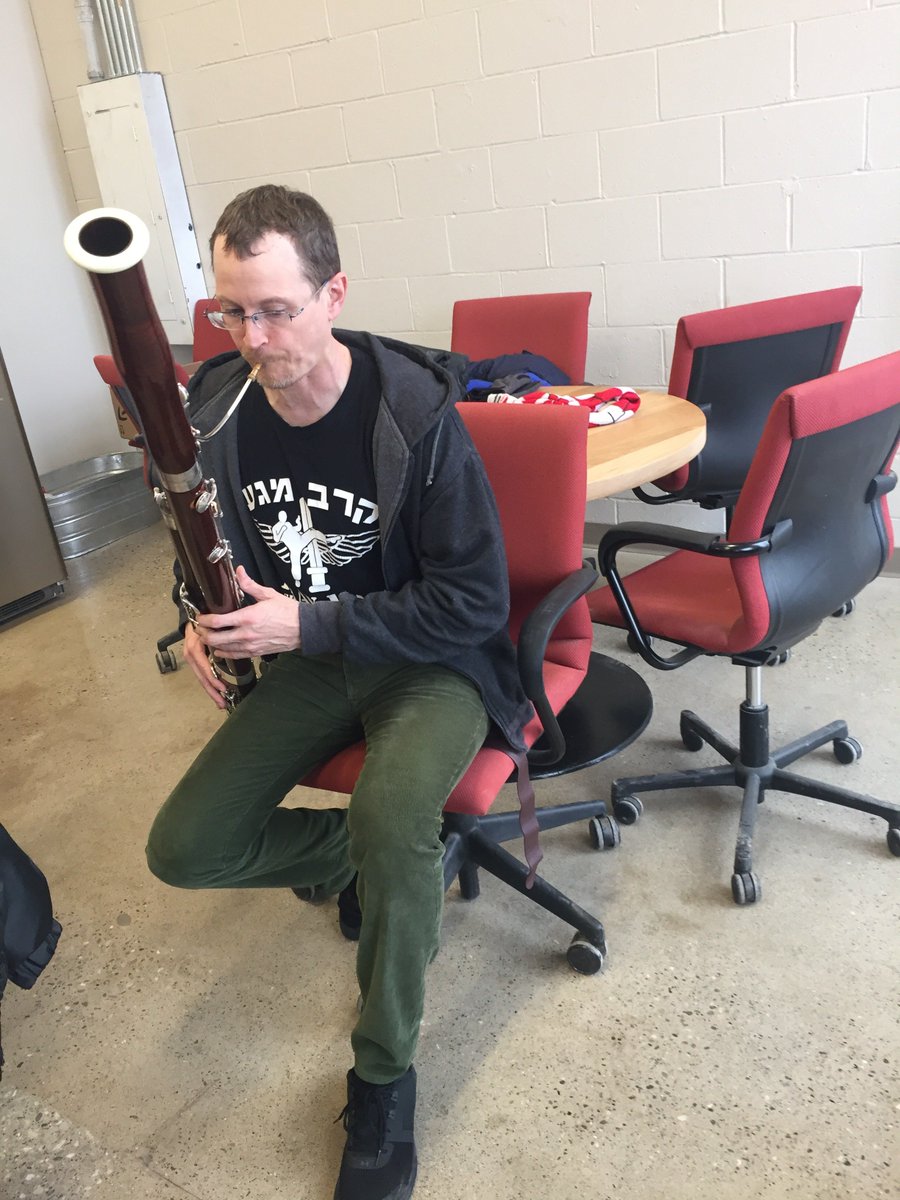 Nate Hale, Indianapolis Symphony Orchestra bassoonist, visited &amp; shared amazing music, info about the bassoon &amp; spiritual direction. He said a bassoon must be kept in tune or it sounds bad. Similarly, we need to be kept in "tune" by continually applying God’s Word to our lives.