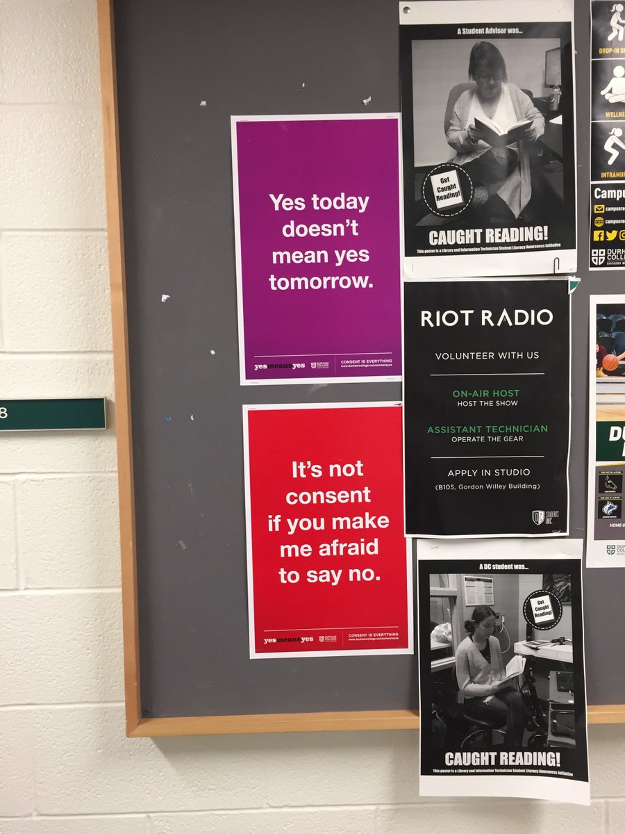 SimritaMangat's tweet photo. Digital Activism is extremely powerful, its a great way to recognise the un-addressed issues in the society and increase awareness.

Below is a picture I clicked at @durhamcollege which represents the importance and popularity of the #ThisIsNotConsent movement.
#GNED1411 12.3 https://t.co/p5EJf1oGFt
