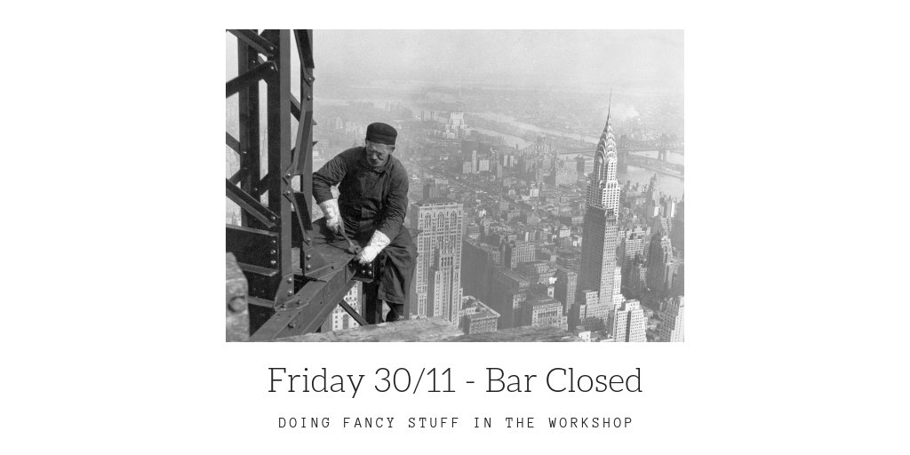 Friday 30/11 the bar will be closed - we're redoing the workshop area and we wouldn't want you to get a table in your coffee. Do find our coffee at écuries van de tram on saturday! #apexcoffee #liftyourspirit #ecuriesvandetram #1030theplacetobe