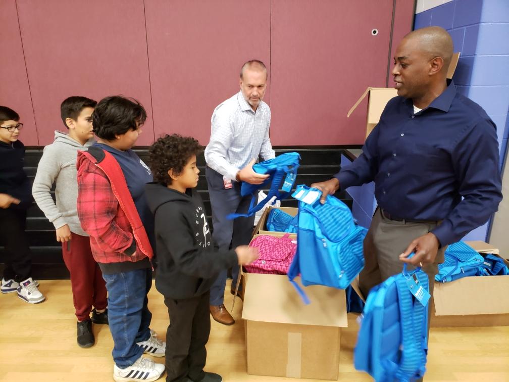 canvasfamily's tweet photo. The 5th graders of Castro Elementary School got quite the surprise when
we showed up to deliver them 100 new backpacks full of school supplies, in
partnership with CO-OP! Nothing like a fresh new backpack to make you feel
confident heading into school. https://t.co/z3PKULdShF