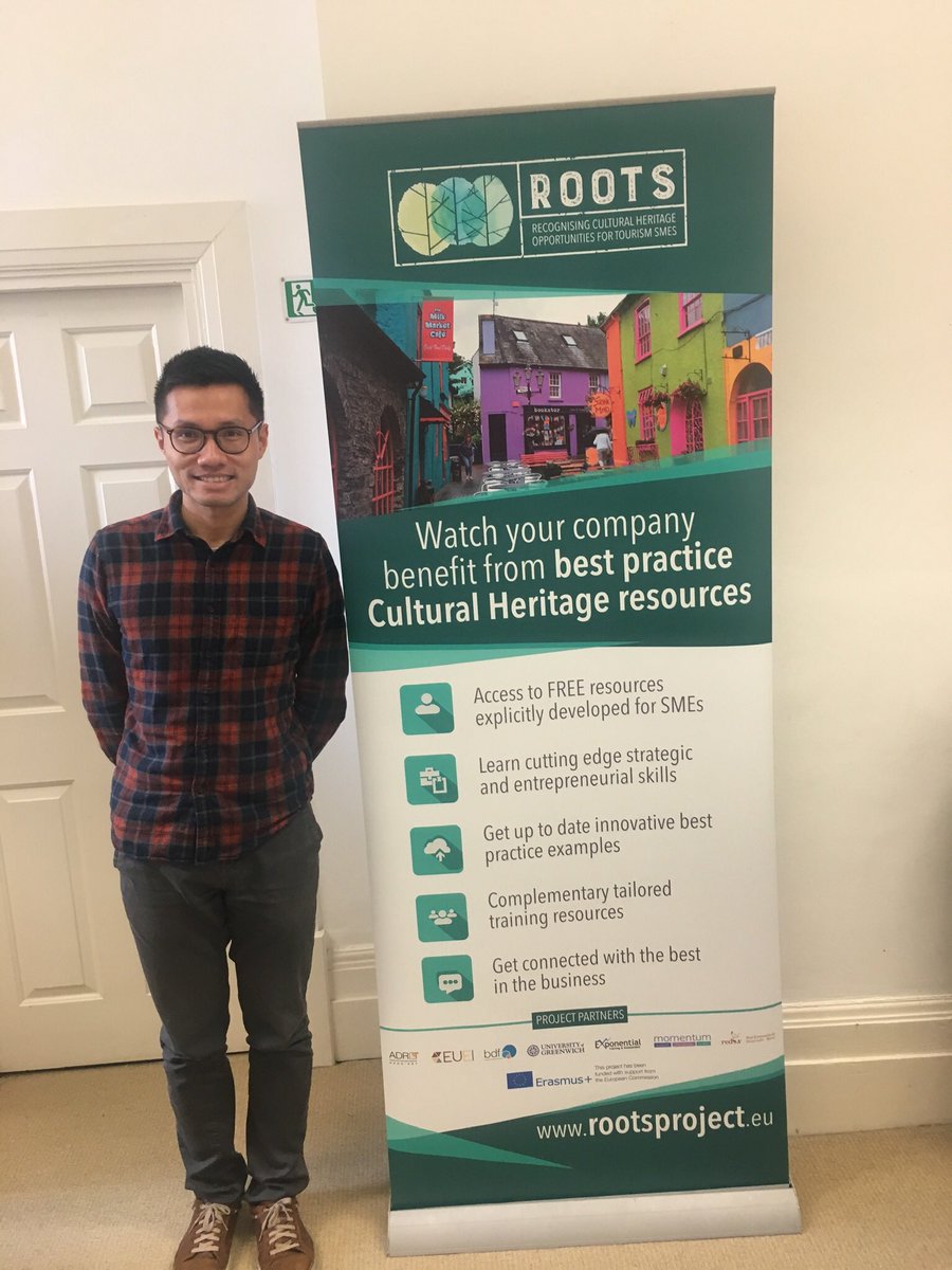 jameskennell's tweet photo. Fantastic to have this new marketing material arrive today for the #roots #culturaltourism project - looking forward to rolling out the training with partners next year! #ErasmusPlus https://t.co/kYDXYWl2qO