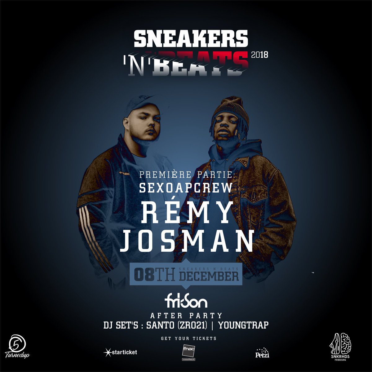 Retrouvez-moi le 8 décembre en compagnie de @JosmanOG pour la soirée Sneakers’N’Beats 2018 🔥