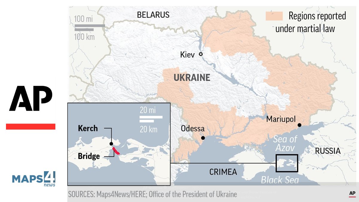 Sample Map

This map from the Associated Press (<a href="/APGraphics/">ap graphics</a>) shows how you can outline specific areas in order to make a complicated story easier to understand. 

#Ukraine #Russia #maps