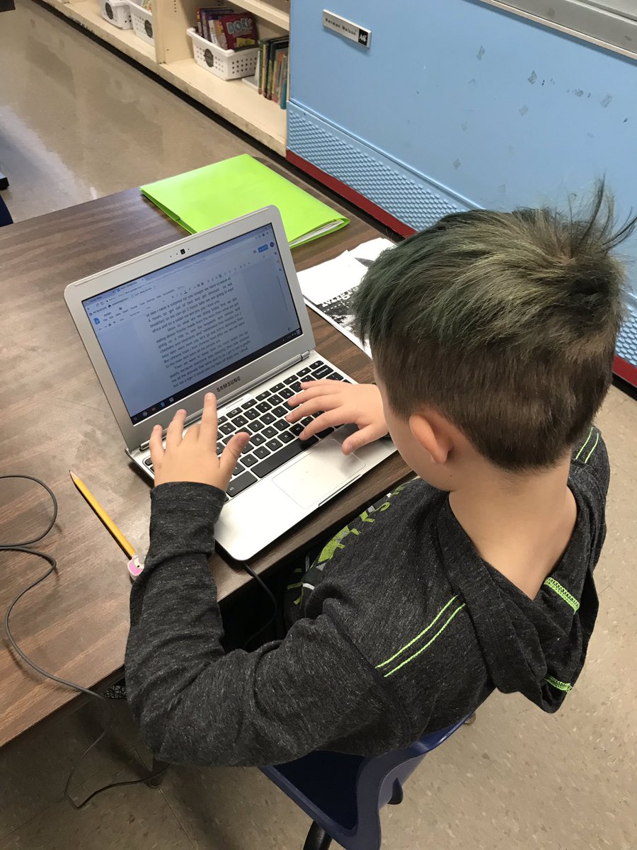 miller_teach3rd's tweet photo. We’ve spent the week researching East African Safari trips and now it’s time to use our knowledge. Students are busy at work today typing their fictional narrative! @MerwinMustangs @WestCler #WCconnects https://t.co/scZRzEBT3Y