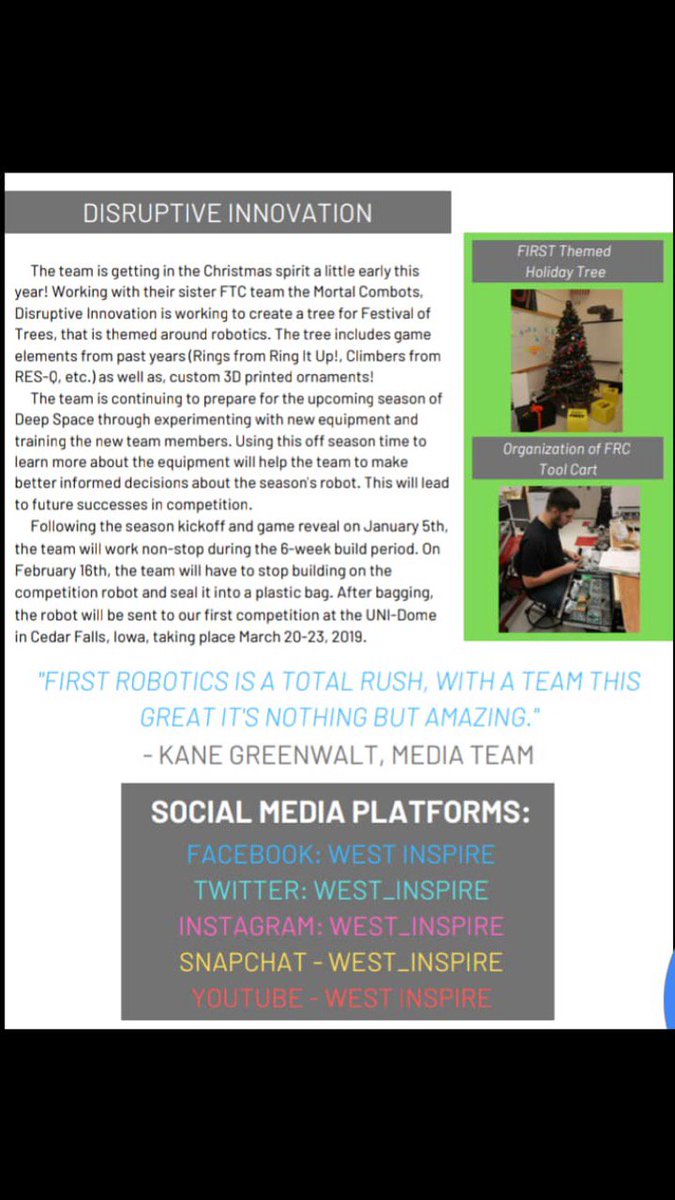 Check out our monthly newsletter! Here's November's edition. We've been busy.