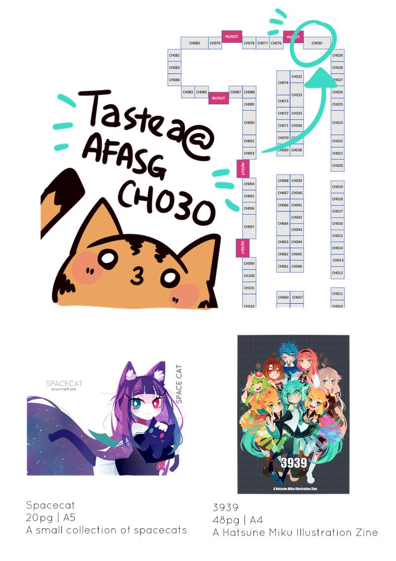 I'll be over at AFASG 2018 starting this Friday with @ochuuhi!

Feel free to drop by and say hi! 