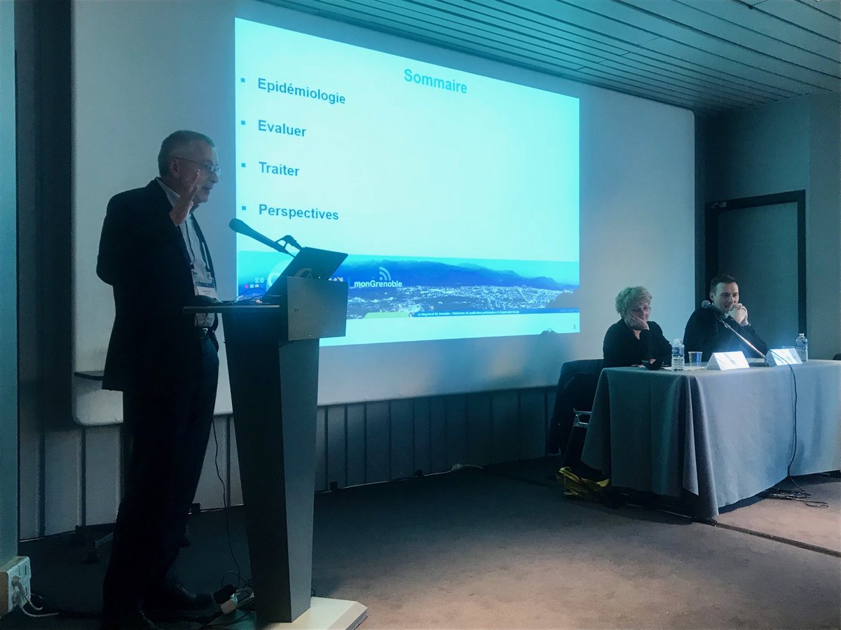 Genevieve_Hery's tweet photo. #JFN2018 Très heureuse de retrouver le Pr Christophe Pison, brillant compère du CS de @vaincrelamuco. Super topo sur la réhabilitation respiratoire, BPCO et nutrition ! https://t.co/3MrwJeyRC1