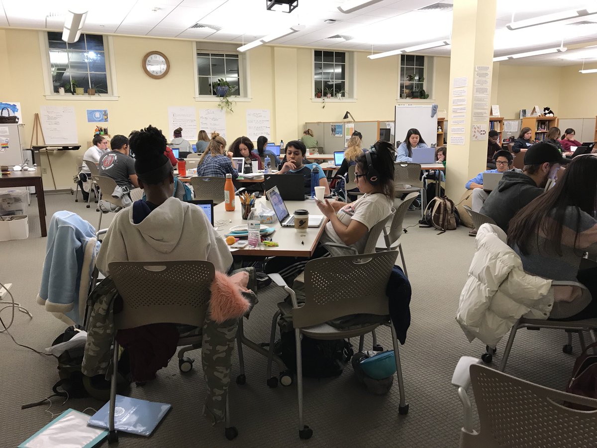 uncwritelearn's tweet photo. Thank you everyone for an awesome Write Night! We wish you all success on your final papers (and remember, if you're still working on finals, feel free to come back to the Writing Center for Finals Boot Camp, from the 6th to the 12th!) https://t.co/CUBiYU8EQw