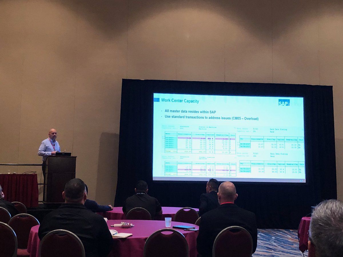 RevealUSA's tweet photo. Brian Koester from Moen ⁦@RevealUSA⁩ presenting exciting business value #sapinsider #scm2018 https://t.co/GLbihx58E9
