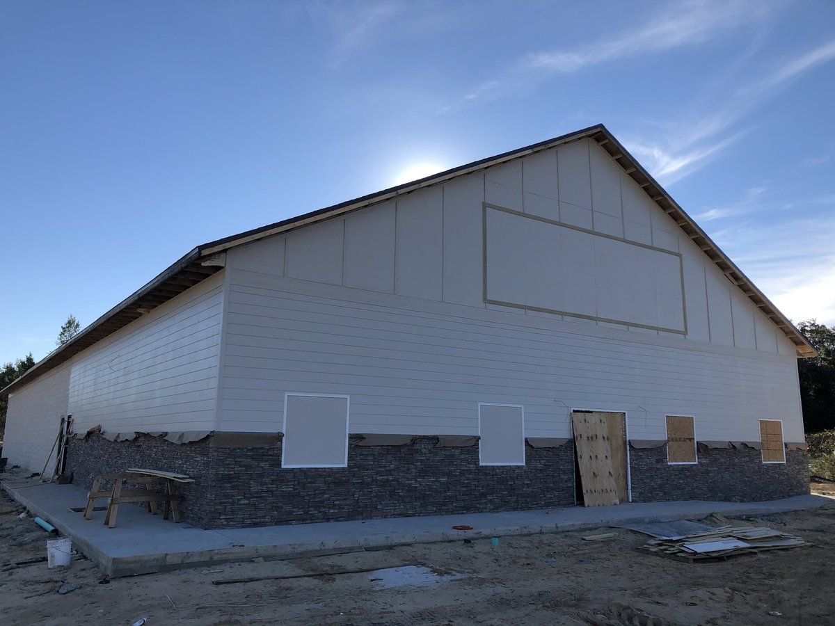 gunrangebuilder's tweet image. Wrapping up in Valparaiso, FL.  15 Lane Indoor Gun Range- Opening Soon.