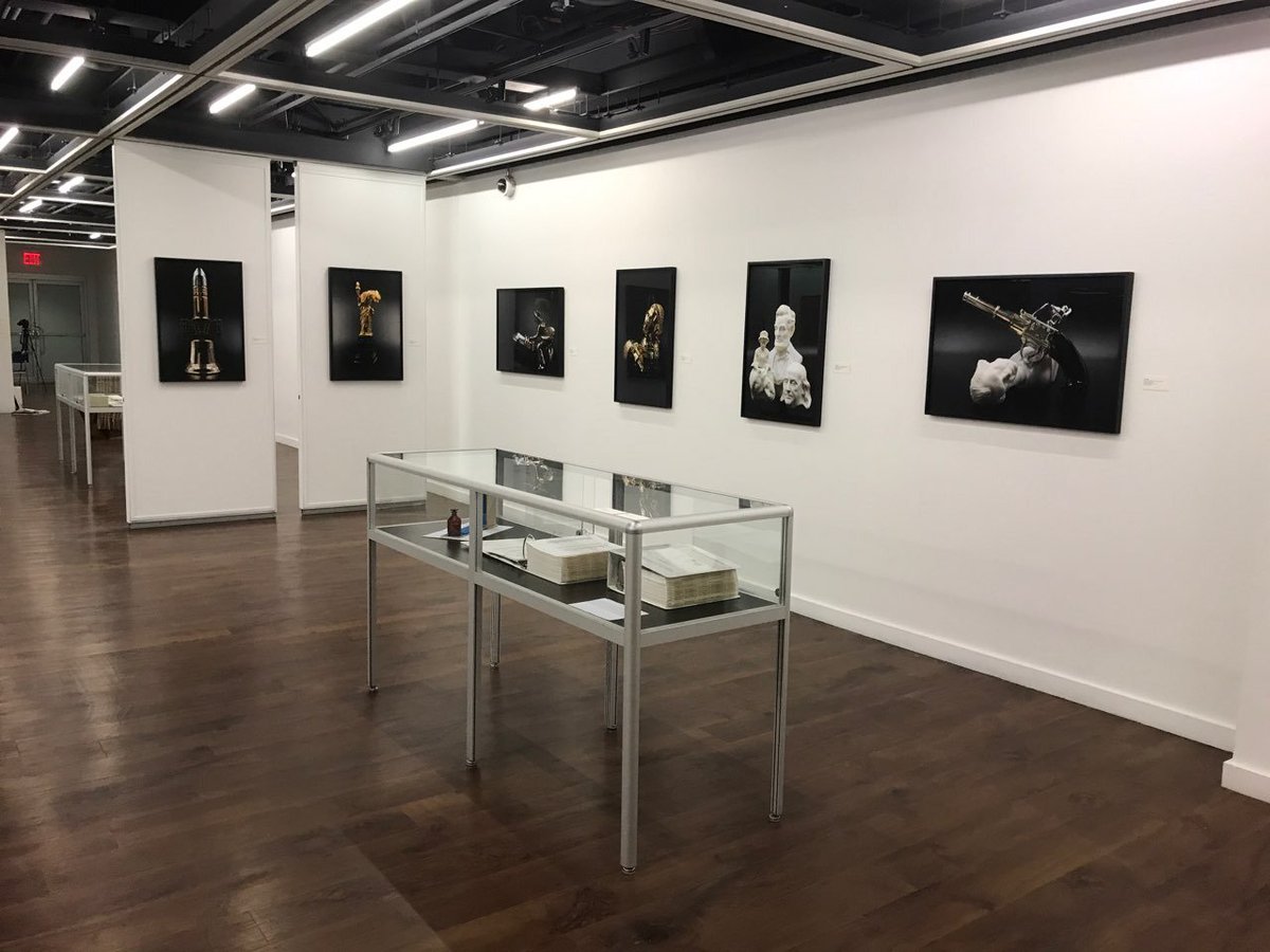 olfacticinkblot's tweet photo. Here is an installation shot of my works World Sensorium and the photographic series The Avon Suite in the exhibition <Decode> Artists Policing Data. The show will be up until January 18th at the Shiva Gallery at John Jay College of Criminal Justice. https://t.co/9SAk2XeCy6