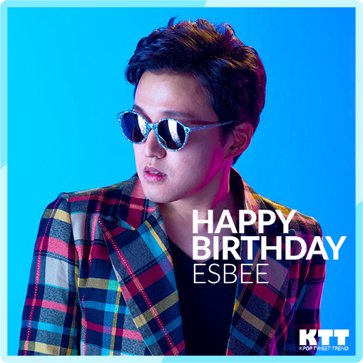 kpoptweettrend's tweet photo. [KPOP BIRTHDAY] Happy Birthday to #ESBEE! #HappyESBEEDay https://t.co/6Ei4jtZltn