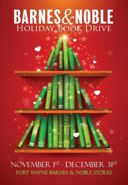 KyraJacobsBooks's tweet photo. Headed to either #FortWayne #BarnesAndNoble this holiday season? Be sure to grab an extra children’s book to help support @KatesKart, bringing the love of 📚 to hospitalized children in our area. https://t.co/WI8DIQZQ5h