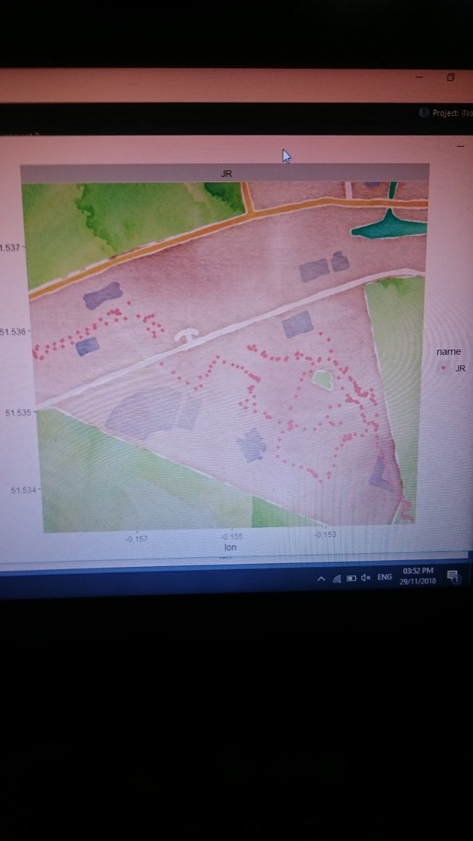 JuliaRamsden's tweet photo. Using GPS to track my movement through the zoo @ZSLScience for @MResBEC! https://t.co/KOVkwuweFn