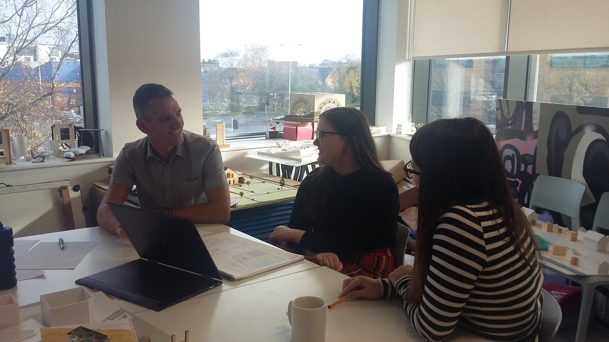 interiorcardiff's tweet image. Thanks very much to Jon and Madison @Paramount_Int for a great mentoring session with the 2nd year students developing their creative industries co-working brief with @CreativeVCdf  @USWCreative