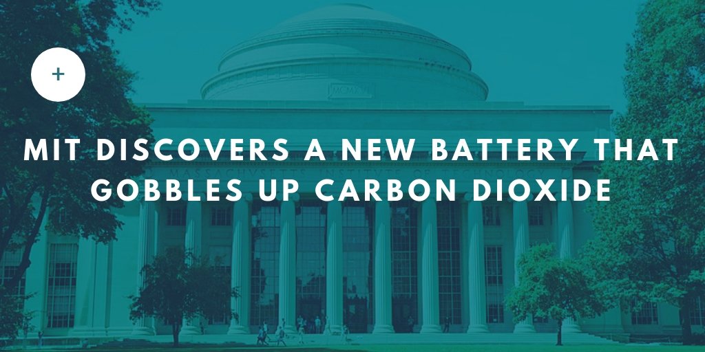 #MIT developers seem to have discovered a new #battery that could continuously transform #CarbonDioxide into a solid mineral carbonate as it discharges. 
Let's take a look on our blog: bit.ly/mit-new-battery #batteries <a href="/MIT/">Massachusetts Institute of Technology (MIT)</a>