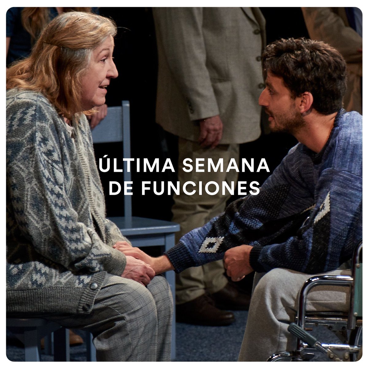 TeatroMori's tweet photo. Una obra conmovedora que ha llenado teatros alrededor del mundo. En Chile, @barbarartc dirige a once talentosos actores que dieron vida a #MiHijoSóloCaminaUnPocoMásLento. Llega a su fin de temporada este finde! Jueves a sábado en #MoriBellavista. https://t.co/EWBulJ37zR