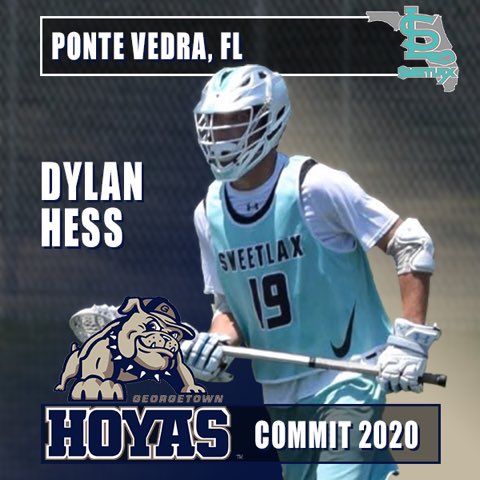 Sweetlax_Fla's tweet photo. Big news out of Jax! Dylan Hess (Ponte Vedra FL) has committed to Georgetown! Dylan had a huge fall season with Sweetlax and had several schools knocking down his door. Congrats Dylan! #sweetlax #sweetlaxflorida #sweetlaxcommits #pontevedra #georgetown https://t.co/XZmu0XXtLU