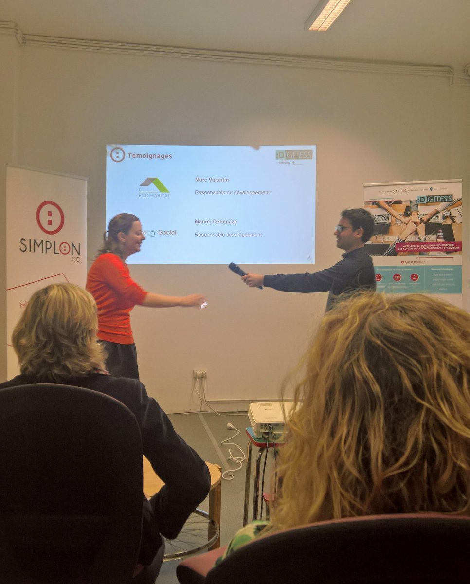 Rezo_Social's tweet image. Vendredi dernier RézoSocial était avec le réseau EcoHabitat pour parler de l'accompagnement réalisé autour de leur système de partage de données dans le cadre du #DigitESS #MorningTour @simplonco #cloud #conseil #transition #digitale