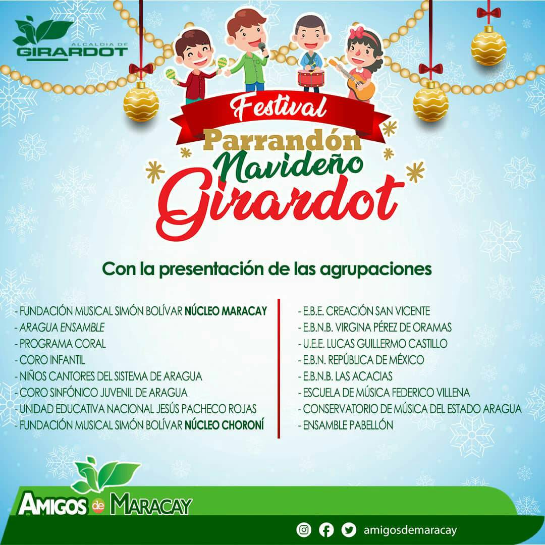 🎊¡TE ESPERO MAÑANA!🎊 A las 2:00pm en la pérgola de la Alcaldía de Girardot. #ParrandonNavideñoGirardot Con tu Like vota por tu participante favorito. 
#Alcaldíacontigo @amigosdemaracay <a href="/GirardotFM/">Radio Girardot 106.3 FM</a> <a href="/cmdnna_girardot/">CMDNNA_GIRARDOT</a> <a href="/poli_girardot/">POLIGIRARDOT (IAPMG)</a> @girardot_clap <a href="/Iamibgirardot/">Iamib Girardot</a> <a href="/AlcaldePedroB1/">Pedro Bastidas</a>