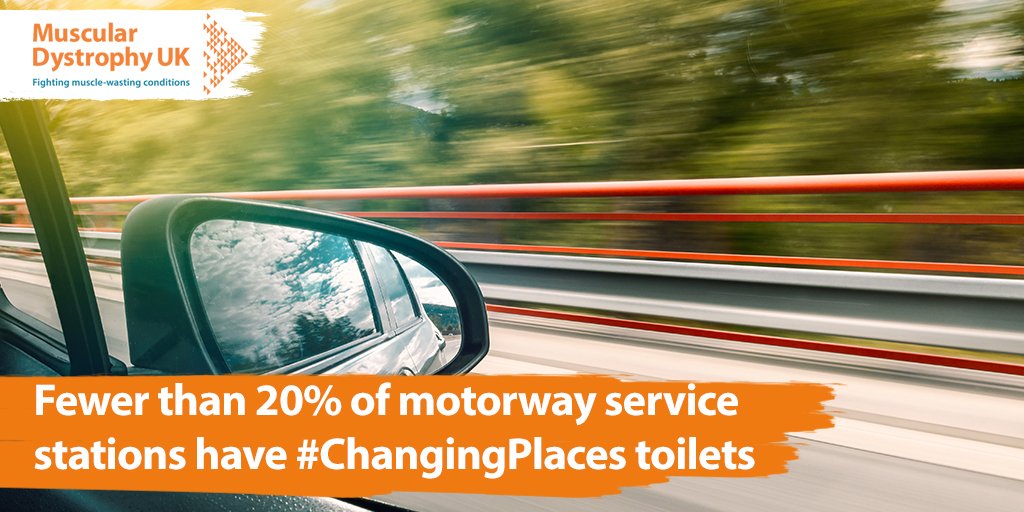 MDUK_News's tweet photo. Read about the new report by @TransportFocus on #accessibleroads and the work we'll be doing with @transportgovuk to install #ChangingPlaces toilets at motorway service stations across England: https://t.co/CiJkQNPrwS #InclusiveTransport https://t.co/QCn2UYz7Yx