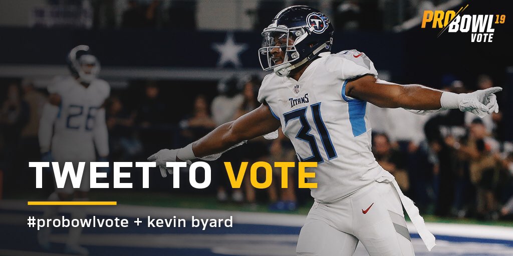 KevinByard's tweet photo. Every Retweet Is a vote! 🚨#probowlvote Kevin Byard https://t.co/5JeHCNUJUe