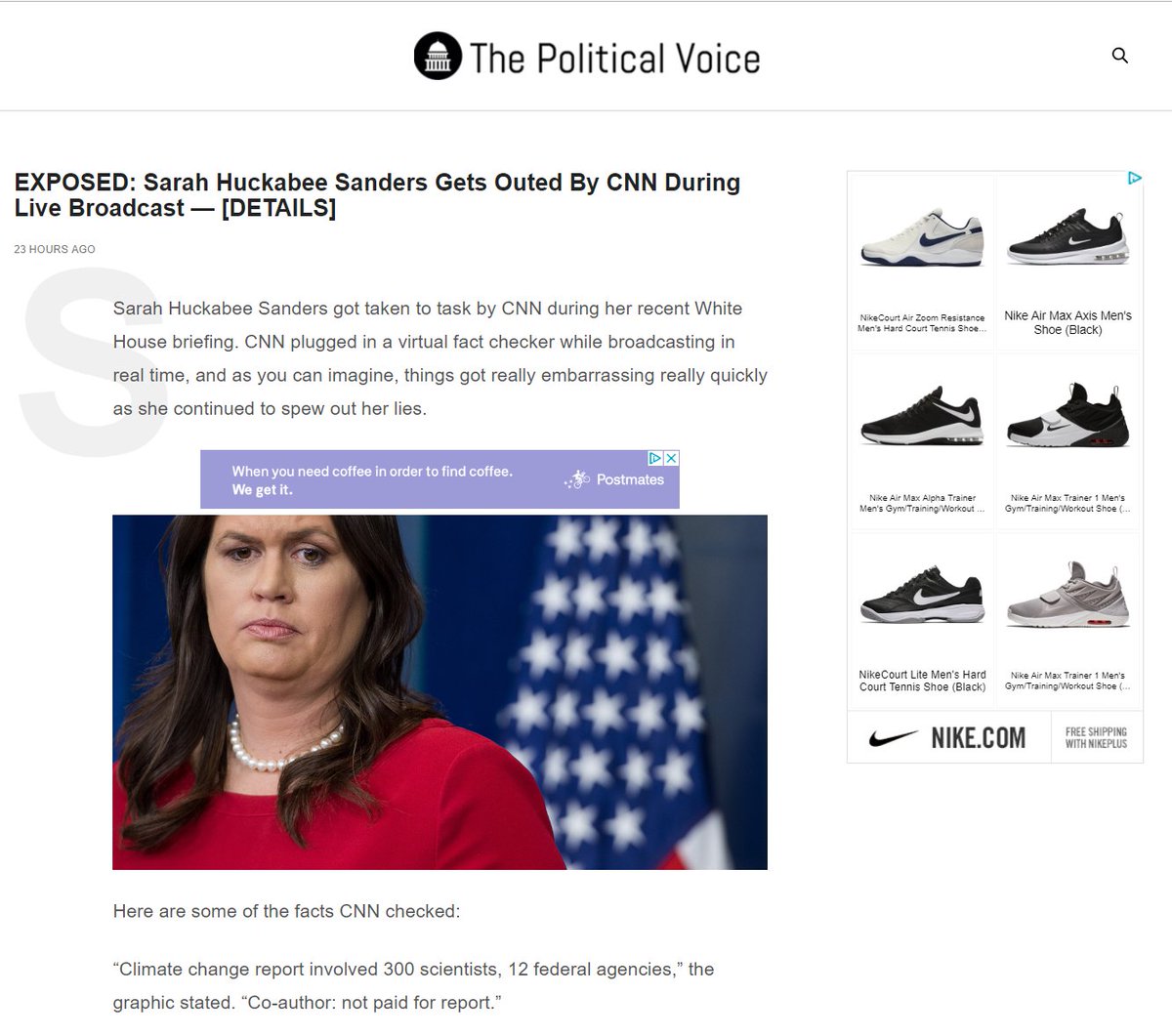 NewsGuardRating's tweet photo. Note to marketing people at @Lowes @menswearhouse @nike (and others). If you used BrandGuard, the humanly curated brand safety product from NewsGuard, your ads would only appear on NewsGuard rated GREEN news sites—not sites like this: https://t.co/w1kbsGO2OM
