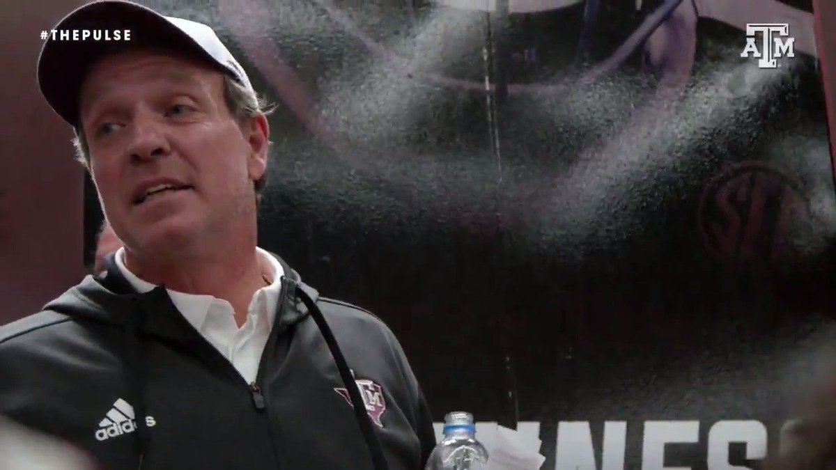 "There are some great things fixin' to happen around here...I'm blessed to be able to coach you. Love the hell out of you guys."
Full 🎬 - https://youtu.be/668LBxTyJkA
#ThePulse pres by @ATT // #GigEm