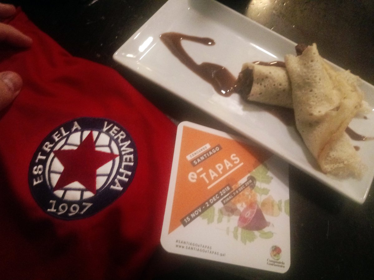 EstrelaFg's tweet image. Onte fomos en dous grupos antes de adestrar ao noso patrocinador @labodeguillascq para probar a súa tapa do Concurso #SantiagoéTapas2018 😋😋😋 Moi top 😎👌