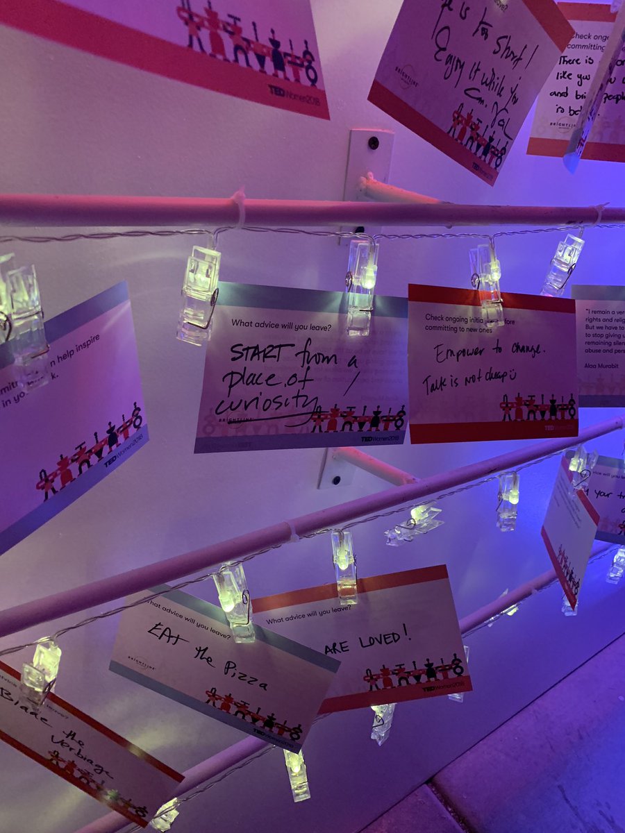 _camccabe's tweet photo. Left “be grateful for the challenges” and took “start from a place of curiosity” @ccavallo2 have to find a place for it in our classroom! #tedwomen https://t.co/DlTguE7Mxk