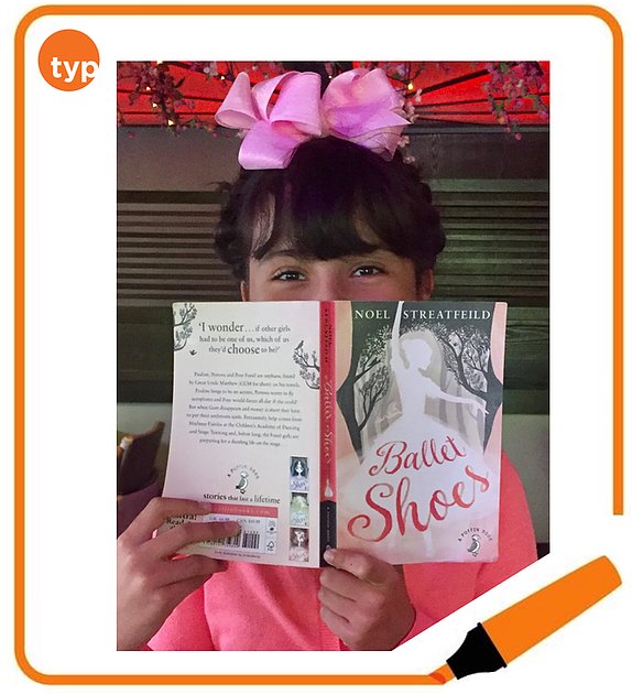 TY_Pretenders's tweet photo. Cami is our 2nd #TYPeItUp writer, &amp; our youngest one EVER! When she grows up Cami would like to be either an author, a Palaeontologist, an actress or a playwright. Trust us, when she's famous you'll want to say that you saw this gal's FIRST EVER play! Next week, @devon_ex_inst 📚 https://t.co/UhOmmfsbb9