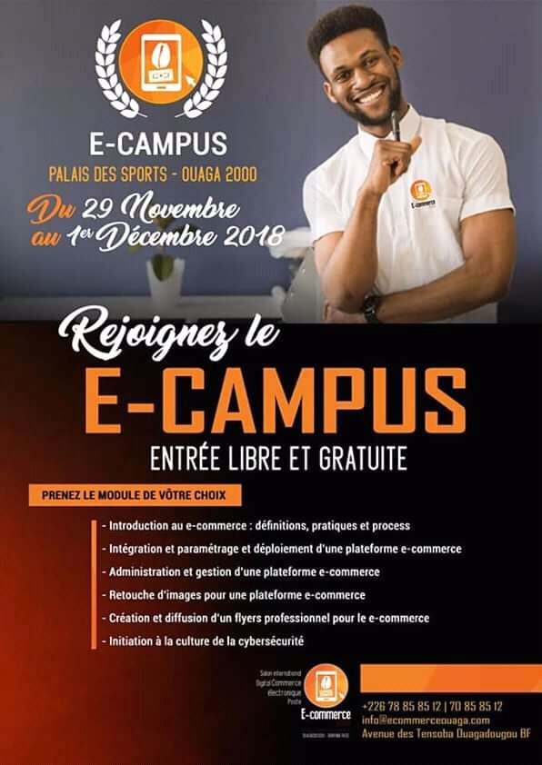 YAF07BF's tweet photo. Nous tendons vers la fin de la première journée du salon du e-commerce. Une séance de formation en E-Campus pour les étudiants, pour annoncer la fin de cette belle expérience qui continue jusqu'au samedi 01 décembre.
#eco2018
#swagpay
#BeoogoLAB
#DCJt
#Lwili
#Burkna https://t.co/fPckSkjYO3
