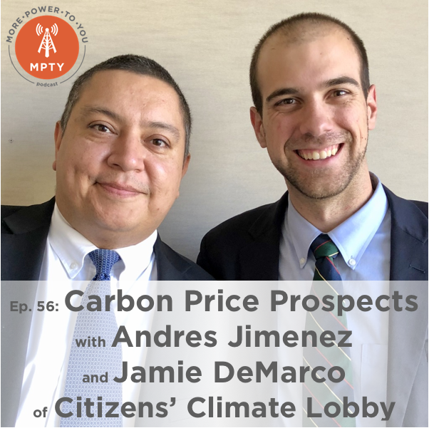 MPTYpodcast's tweet photo. 🎙 Carbon Price Prospects, our brand-new episode with @Andres_in_dc and @JamieDeMarco1 of @citizensclimate, is up! 

Listen at https://t.co/6bexJHpFkx

#priceonpollution #carbonprice #climatechange #podcast https://t.co/3w2Iph0Rz1