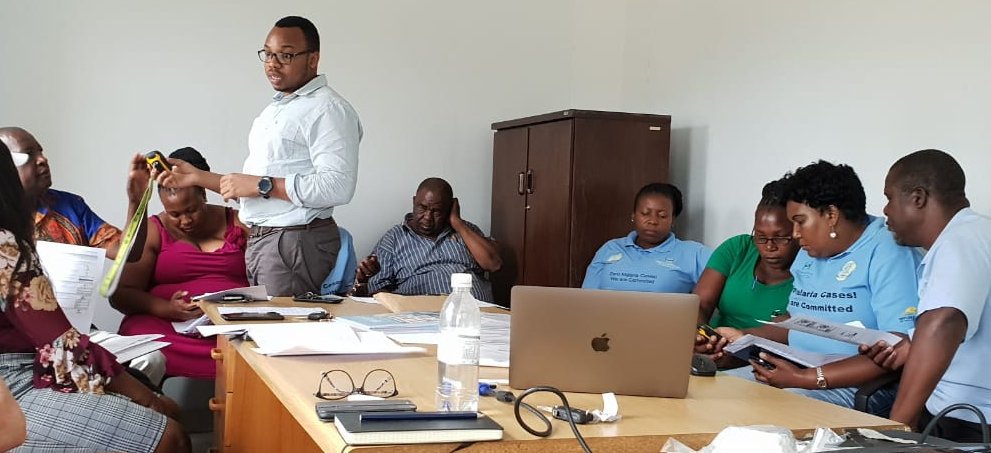 Kagorof's tweet image. Sharing experience and knowledge with malaria case investigators on methods to obtain the correct locations of cases! #SmartMapping! #SmartSurveillance4MalariaEliminationProject @WWARN