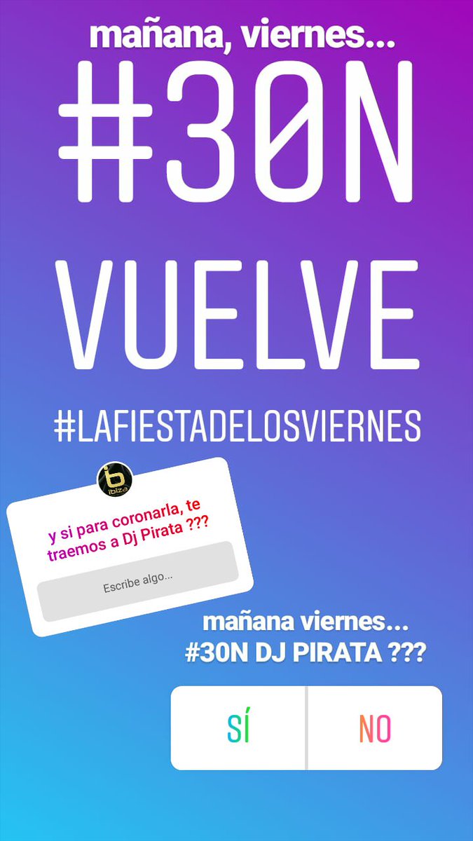 ibiza_viernes's tweet photo. GENTE !!! vuelveee... 📣
VIERNES 30/11 en #IBIZA !!! 🎉
la #PROMO18 de la mano de #MEDIA3 (SMG) #MEDIA8 (VDM) #REP_ARG (Tortu) #EES26 (JCP) !!! 🎊
acceso general $100.-
* con invitacion $50.-
#laFIESTAdelosVIERNES
#IBIZAviernes 🎉🎊
INFO 🎓 11.5023.2125 https://t.co/t1VW1kZ9eA