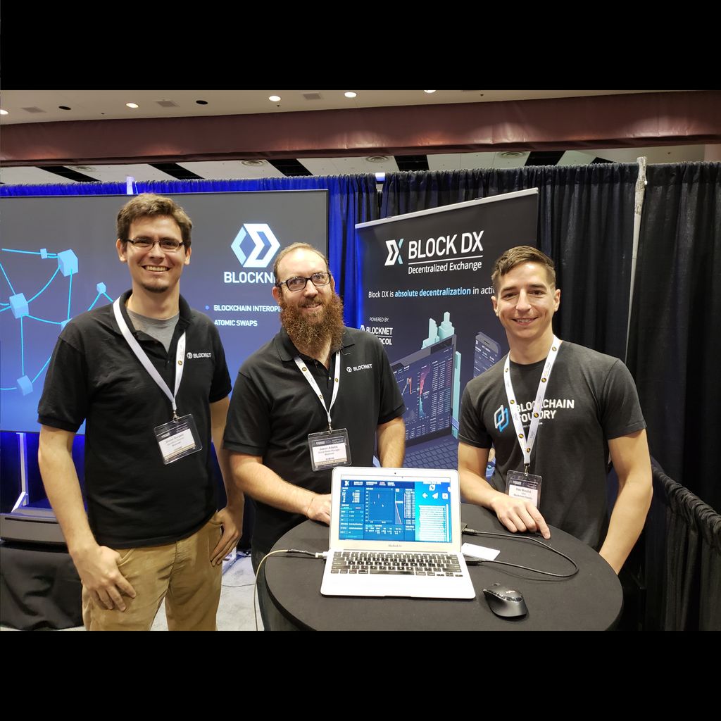 syscoin's tweet image. #BlockchainExpo - Day #2: 
Today at the world&apos;s largest #Blockchain conference-
Meeting our friends at @The_Blocknet &amp;amp; had a chance to view an exciting demo of their #XRouter tech: #P2Ptrading with @Syscoin, @litecoin, @odinblockchain &amp;amp; @BulwarkCoin!

$SYS