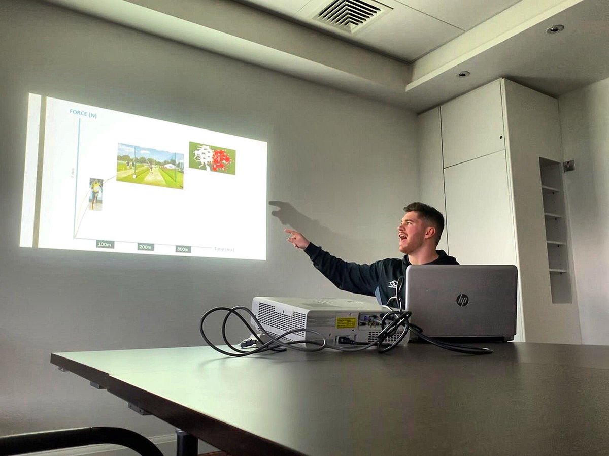 LiamPricePT's tweet photo. An absolute honour to be able to sit down for a few hours delivering on all things strength &amp; power in cricket to the entire coaching department (skills, medical, sport science) at @trentbridge https://t.co/5f1Vp37DIm