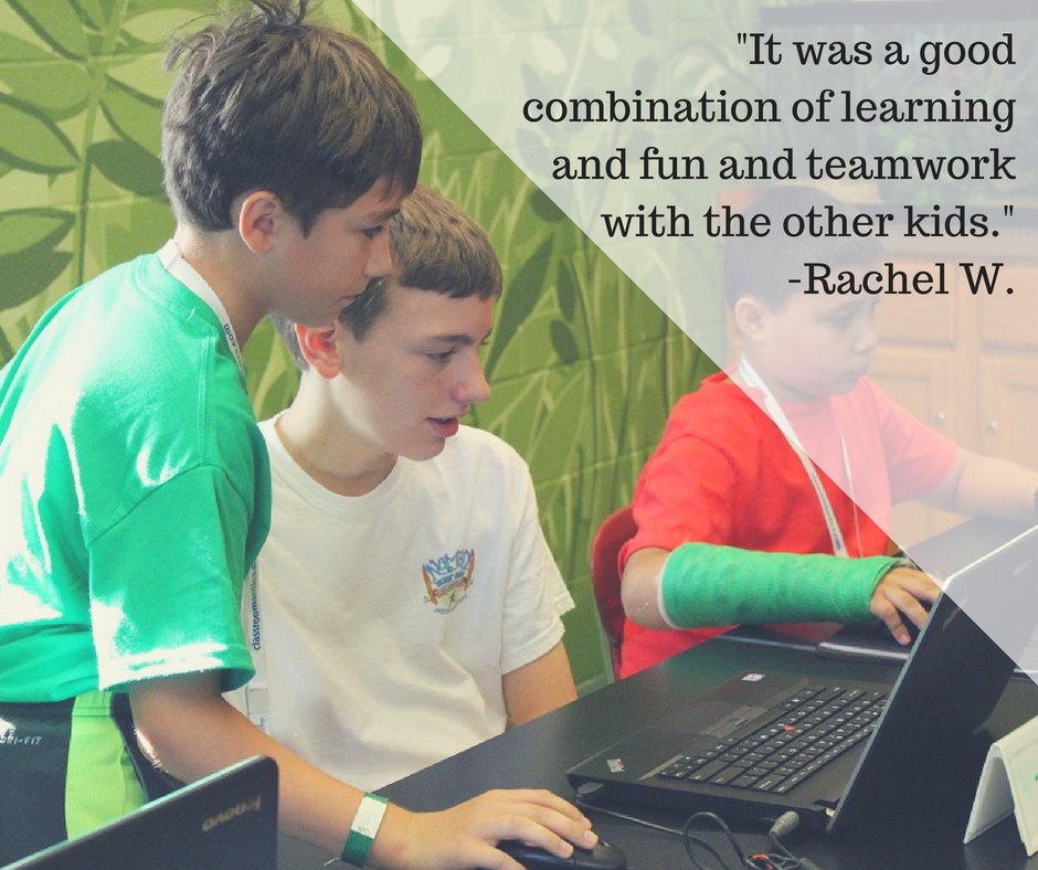 ClassroomAntics's tweet photo. Check out what our campers' parents have to say about Classroom Antics! https://t.co/obyCDZLOcy