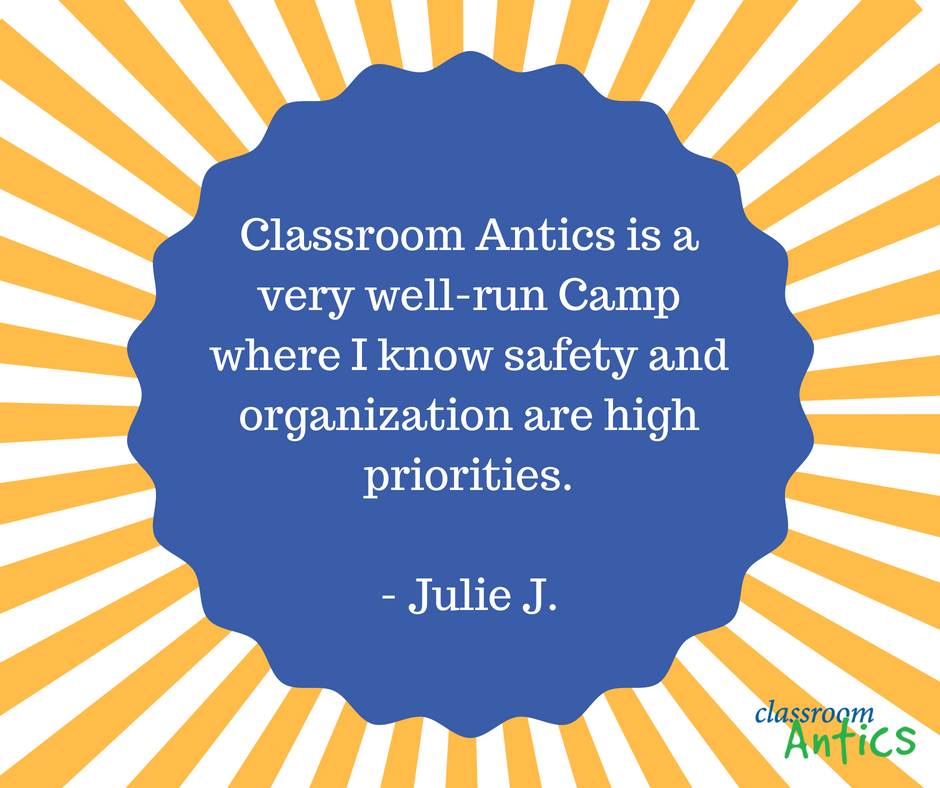 ClassroomAntics's tweet photo. Check out what our campers' parents have to say about Classroom Antics! https://t.co/obyCDZLOcy