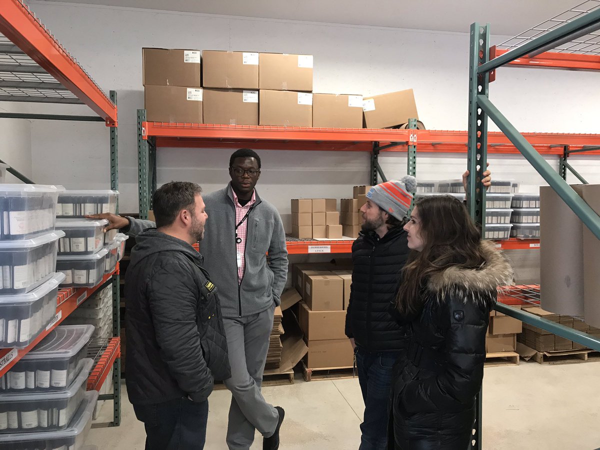 HuntMelissa's tweet photo. WEDC Team visiting American Provenance @americanproven today! An awesome Wisconsin Company! Congrats on your success Kyle and Team!! #ThinkMakeHappen #InWisconsin #MadeInWisconsin https://t.co/vQVWWkSf7z