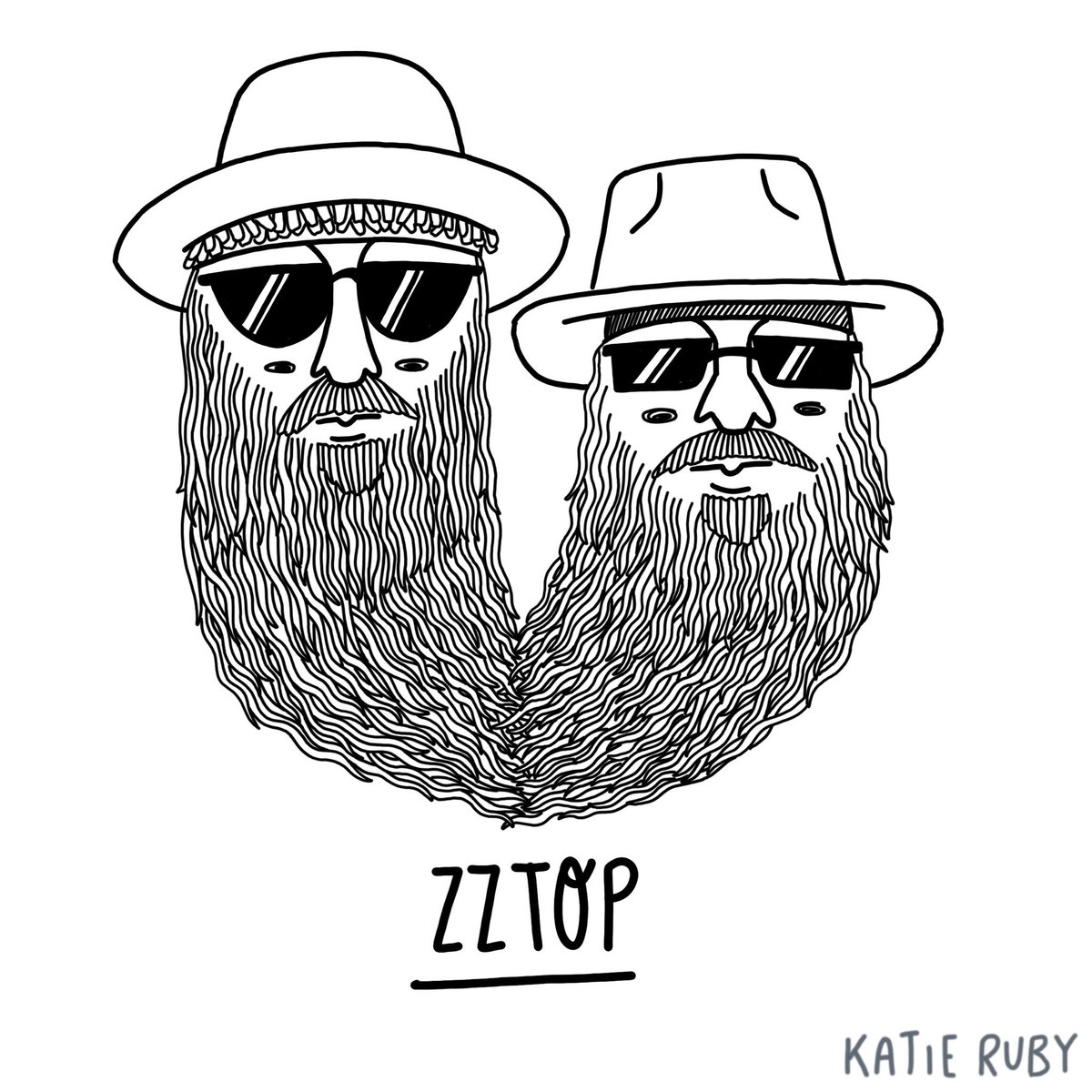 Zz Top Caricature bmpbrah